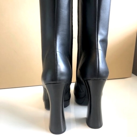 NWT MICHAEL KORS COLLECTION LTD ED Deandra Boot Lace-up Platform 9 MSRP $1495 - Picture 8 of 12